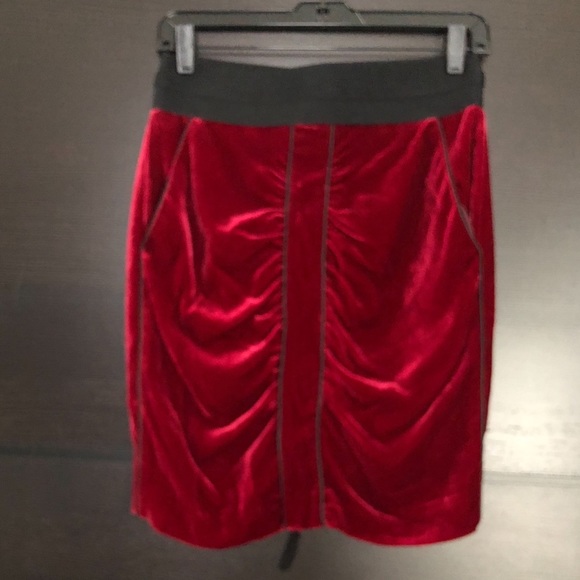 Bcbg MaxAzaria Velvet Skirt - Picture 4 of 4